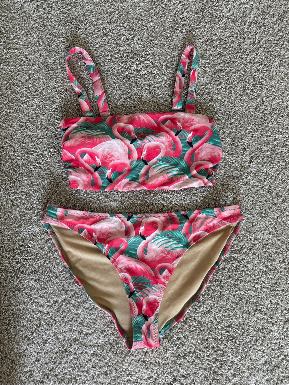 Old Navy Flamingo Print Women’s Two-Piece Bikini